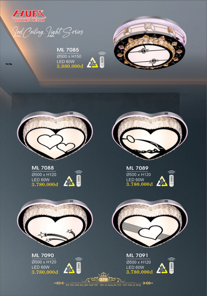 Bảng giá đèn trang trí HUFA